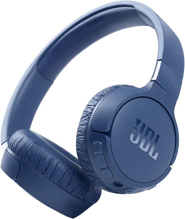 JBL Tune 660NC: Wireless On-Ear Headphones with Active Noise Cancellation - Blue, Medium