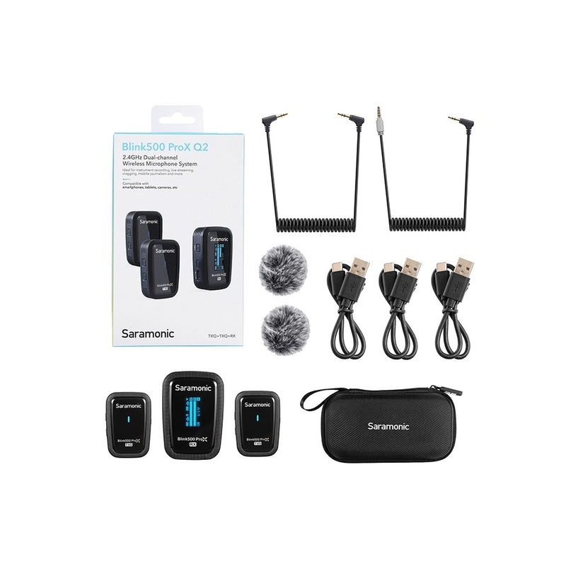 Saramonic BLINK500-PROX-Q2 2.4GHz Dual-Channel Wireless Microphone System (3.5mm)