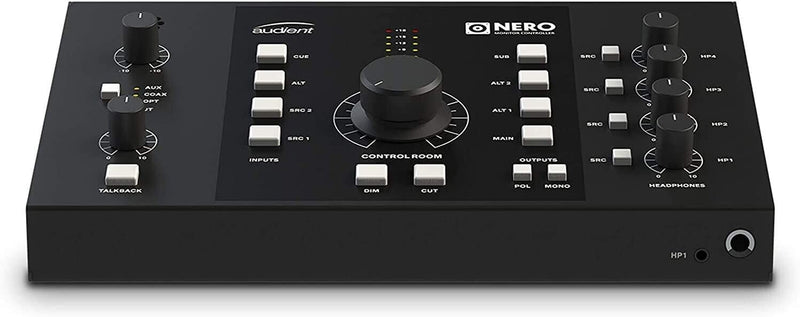 Audient Nero Mono Desktop Monitor Controller with 2 Stereo Line Level Inputs