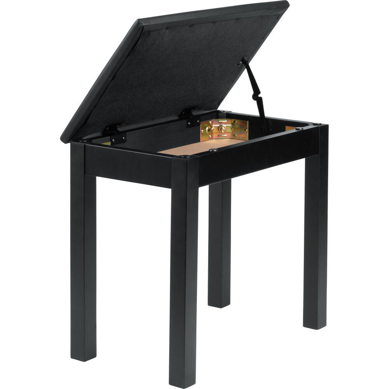 Gator Deluxe Wooden Piano Bench (Black)