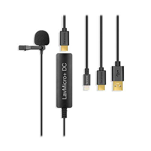 Saramonic Lav Mic for iOS Devices Android and Mac or PC Computer
