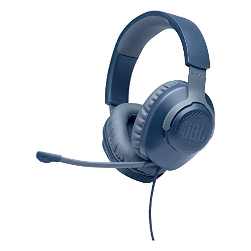 JBL Quantum 100 Wired Over-Ear Gaming Headset - Blue