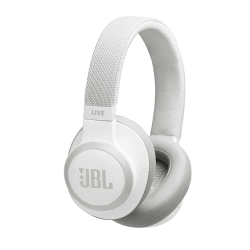 JBL Live 650BT White Over-Ear Noise Cancelling Headphones