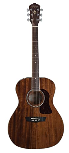 Washburn HG12S-O Heritage 10 Series 6 String Grand Auditorium Acoustic Guitar in Mahogany