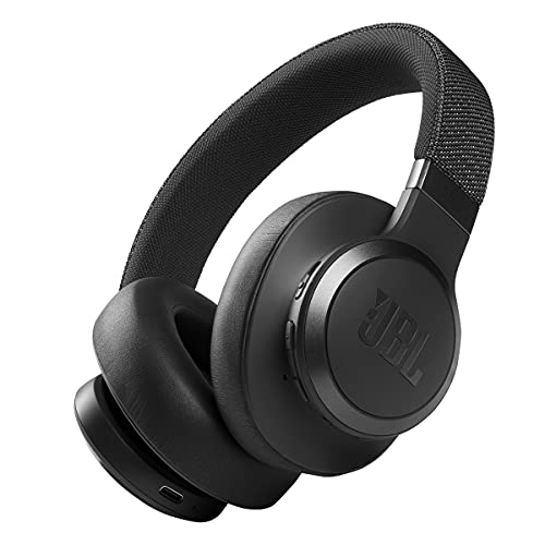 JBL Live 660NC Wireless Over-Ear Noise Cancelling Bluetooth Headphones - Black
