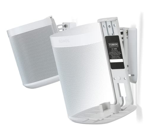 Flexson Wall Mounts for Sonos One or Play: 1 - White (PAIR)
