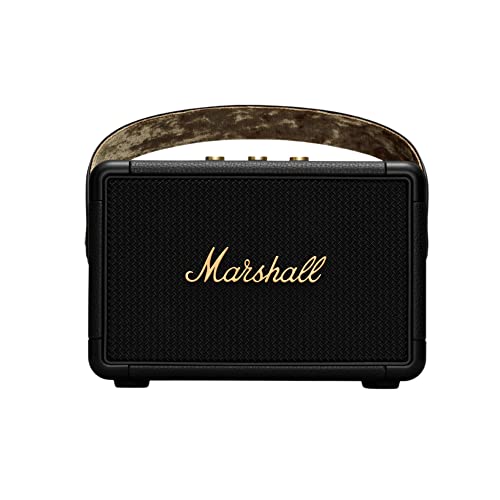 Marshall Kilburn II Portable Bluetooth Speaker - Black and Brass