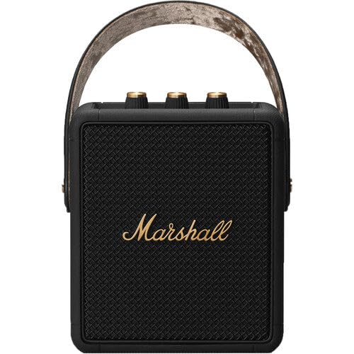 Marshall Stockwell II Portable Bluetooth Speaker - Black/Brass