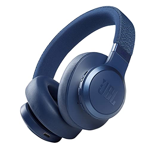 JBL Live 660NC Wireless Over-Ear Noise Cancelling Bluetooth Headphones - Blue