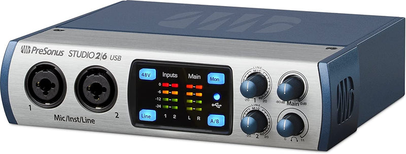 Presonus Audio Interface 2 Mic Pres - 4 Line Outs Studio 26