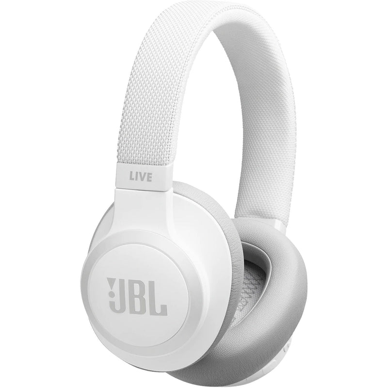 JBL Live 650BT White Over-Ear Noise Cancelling Headphones