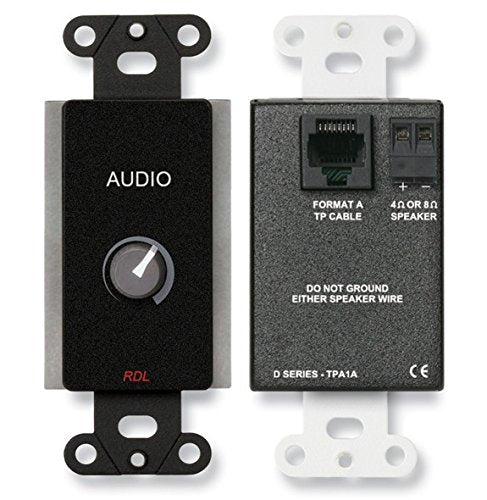 Radio Design Labs 3.5W Decora Power Amplifier Black (Guest Room Audio Sys)