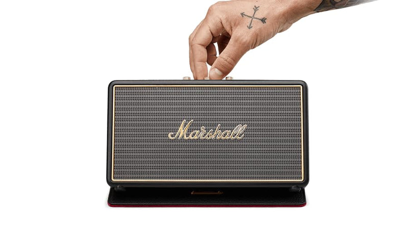 Marshall Stockwell Portable Bluetooth Speaker Black with Case