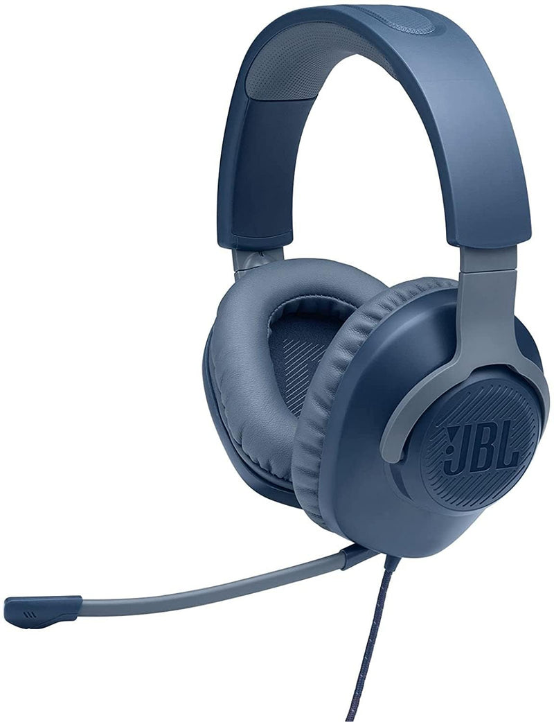 JBL Quantum 100 Wired Over-Ear Gaming Headset - Blue