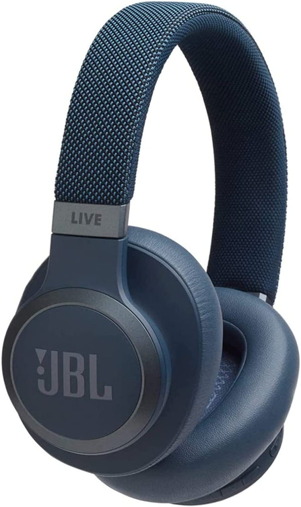 JBL Live 650BTNC Wireless Over-Ear Bluetooth Headphones - Blue