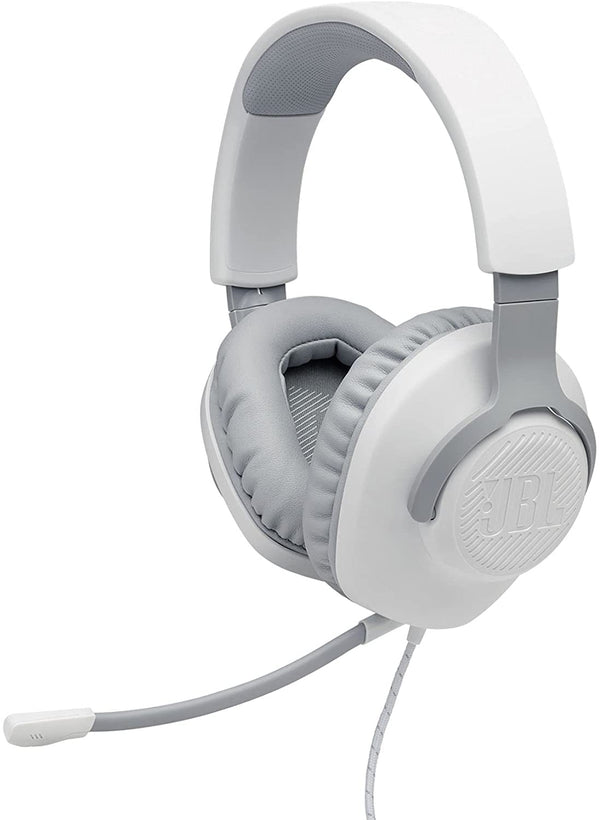 JBL Quantum 100 Wired Over-Ear Gaming Headset - White