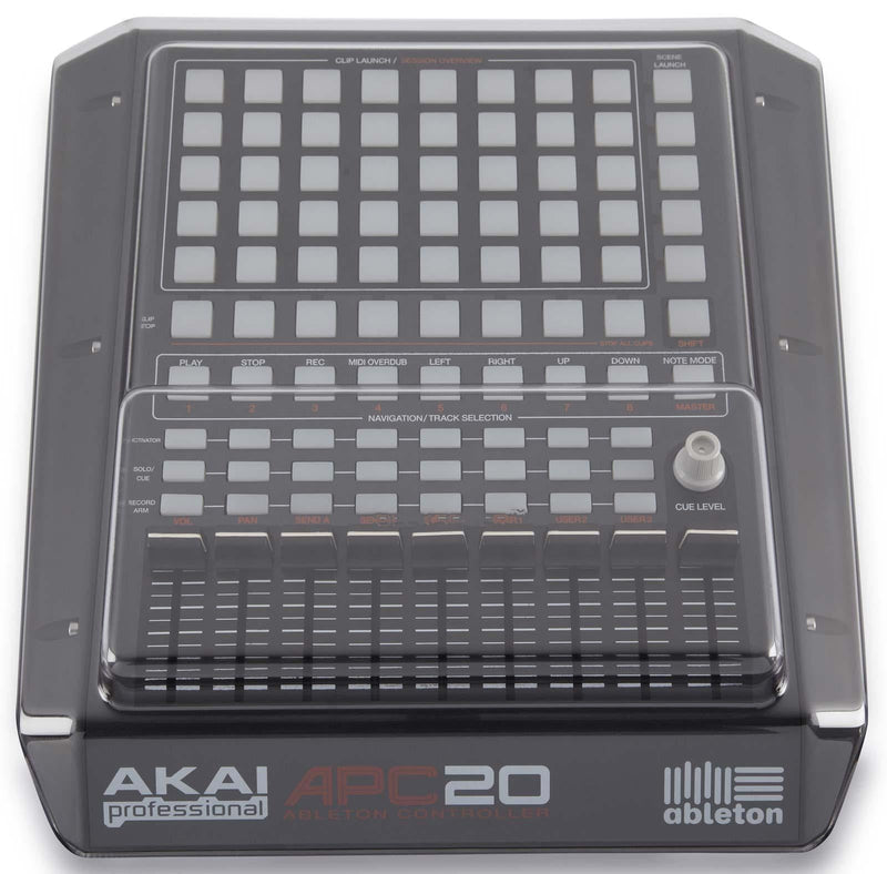 Decksaver DSLE-PC-APC20 LE Smoked/Clear Cover for Akai APC20