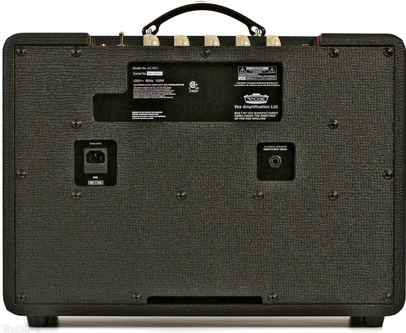 Vox AC10C1 Custom 1x10'' 10-Watt Tube Combo Amp, Black