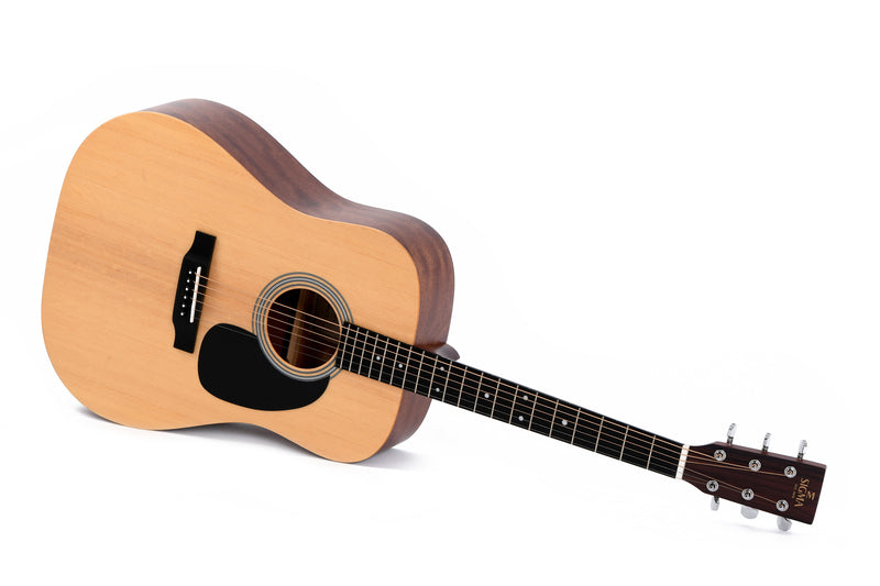 Sigma Guitars DM-ST+ Dreadnought Acoustic Guitar, Natural