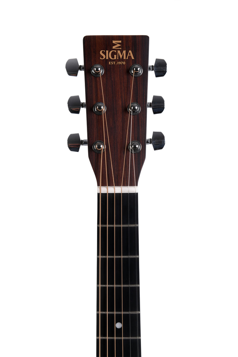 Sigma Guitars DMC-1E 1 Series Dreadnought Acoustic / Electric Guitar, Natural