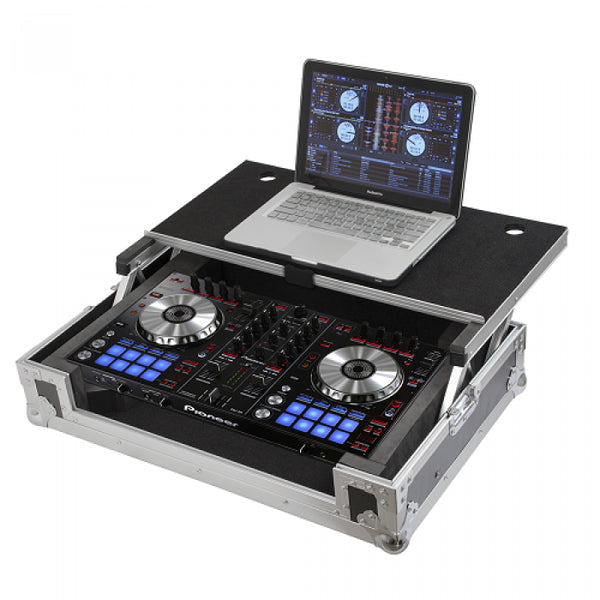 Gator GTOUR-DSPUNICNTLC Small Sized DJ Controller Case with Laptop Shelf