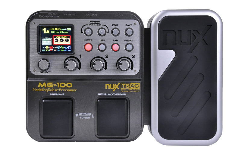 NUX MG-100 Electric Guitar Multi-Effects Pedal Processor