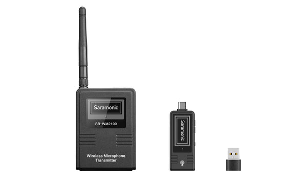 Saramonic SR-WM2100-U1 2.4Ghz Wireless Lavalier Microphone System, USB-C