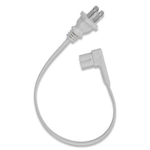 FLEXSON US 0.35m Short Power Cable for SONOS ONE, PLAY:1 & IKEA SYMFONISK (Each, White)