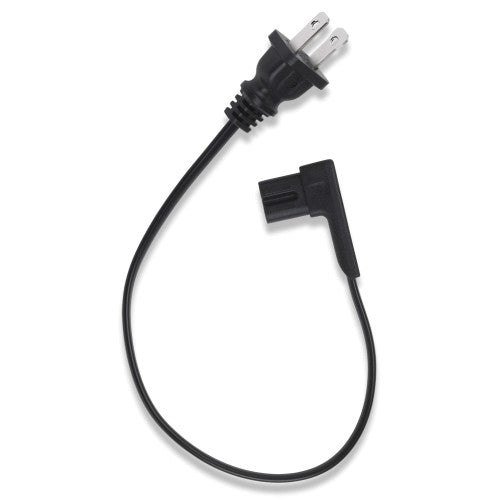 FLEXSON US 0.35m Short Power Cable for SONOS ONE, PLAY:1 & IKEA SYMFONISK (Each, Black)