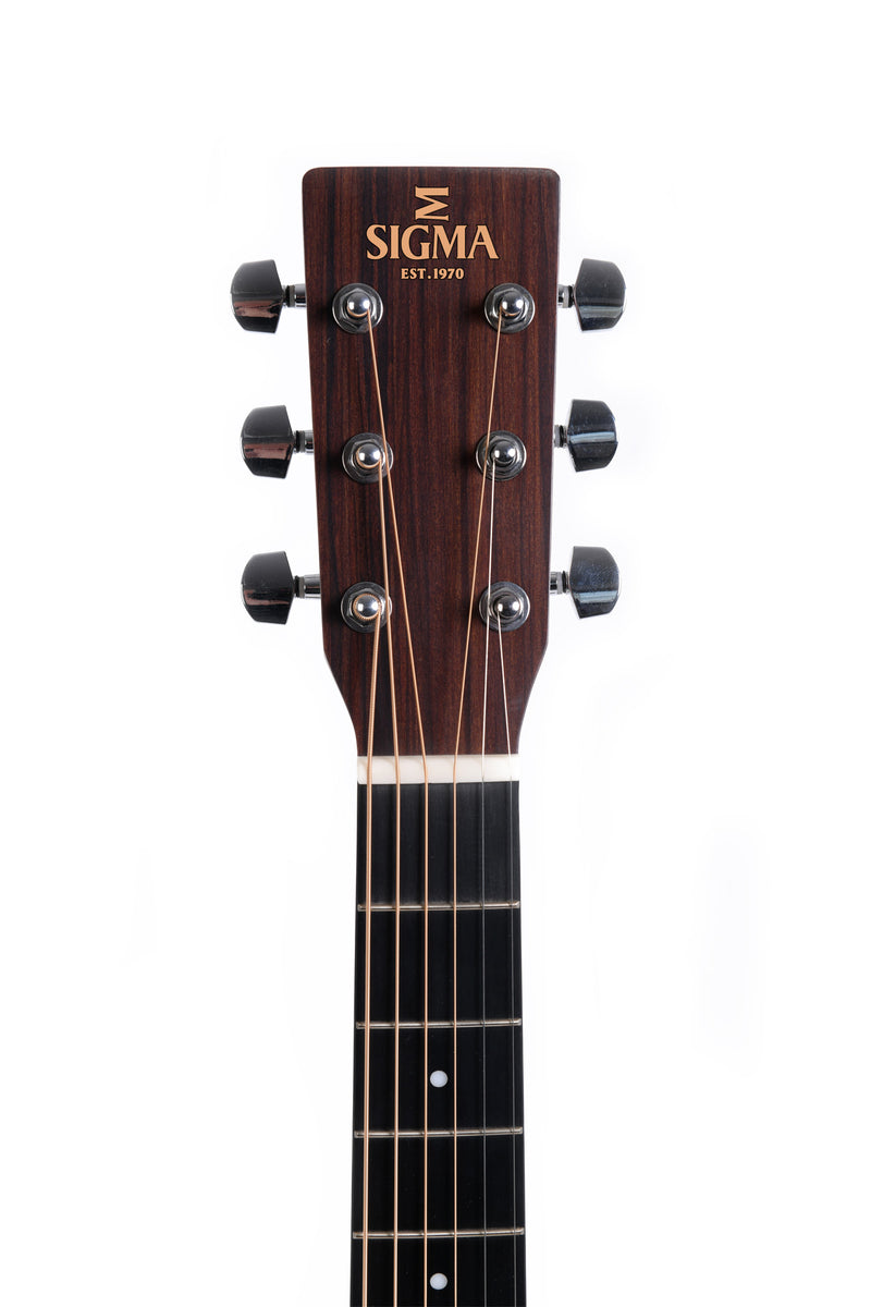 Sigma Guitars GME+ Grand Auditorium Acoustic-Electric Guitar, Natural
