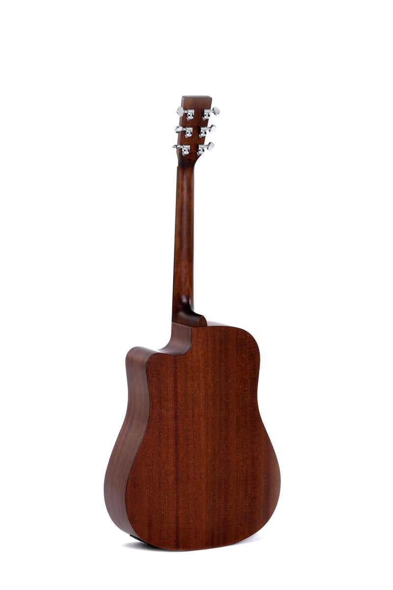 Sigma Guitars DMC-15E+ Dreadnought Acoustic Electric Guitar, Natural