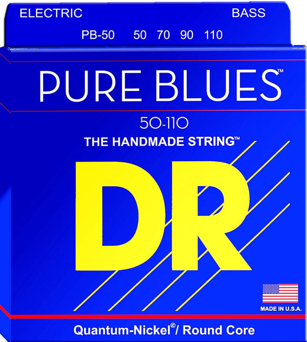 DR Handmade Strings Pure Blues Bass Strings, Heavy (50-110)