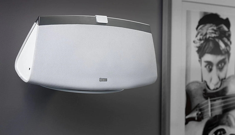SoundXtra Adjustable Wall Mount Bracket For Denon HEOS 7 Speaker - White