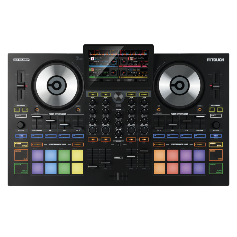 Reloop TOUCH Performance DJ Controller 7" Full Colour Touchscreen